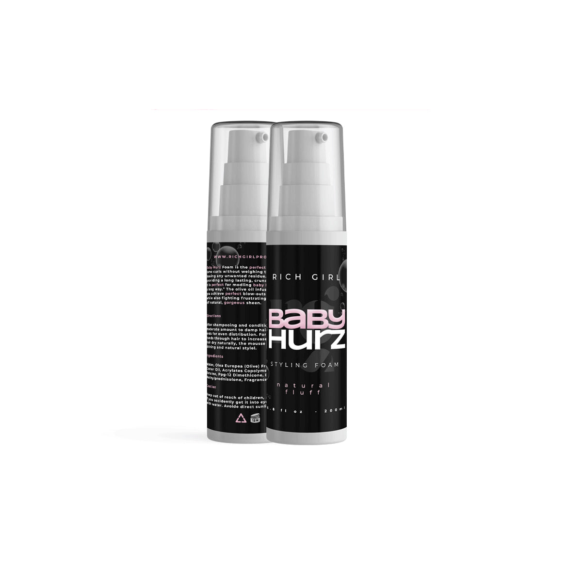 Baby Hurz Styling Foam 6.8 oz